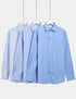 Marks & Spencer "3pk Regular Fit Easy Iron Long Sleeve Shirts"